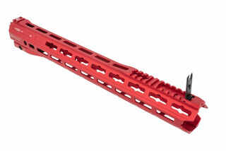 Strike Industries Gridlok LITE 17-inch Complete Handguard in Red with integrated BUIS